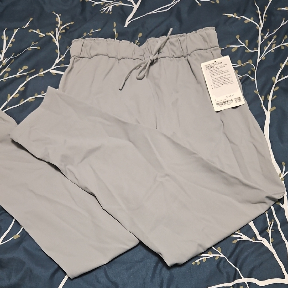 Lululemon Athletica Light Gray Straight Leg Pants